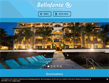Tablet Screenshot of bellafontebonaire.com